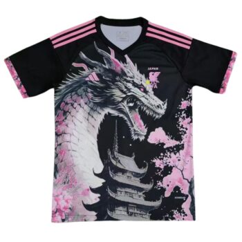 Japan Concept Dragon Pagoda Black Jersey